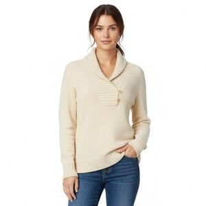 Ralph Lauren Cream Cowl Neck Sweater